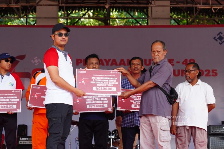 PT Timah Bedah Rumah Warga Lansia di Belitung Timur, Wujudkan Impian Lama