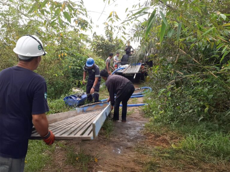 PT Timah dan Tim Gabungan Tertibkan Tambang Ilegal di DAS Cerucuk Belitung
