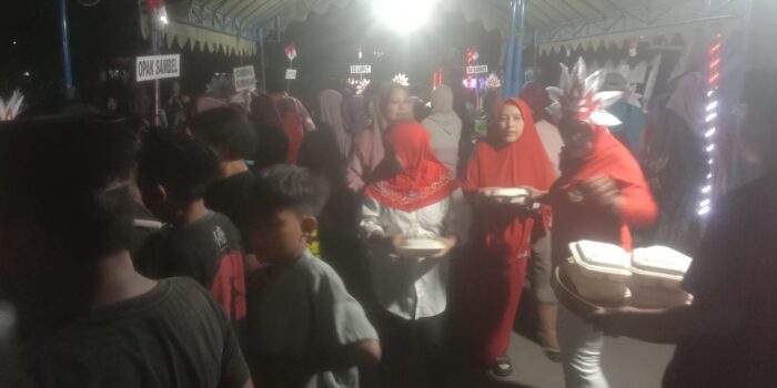 Semarak Malam Tirakatan HUT RI ke-80 di RW 1 Sembung