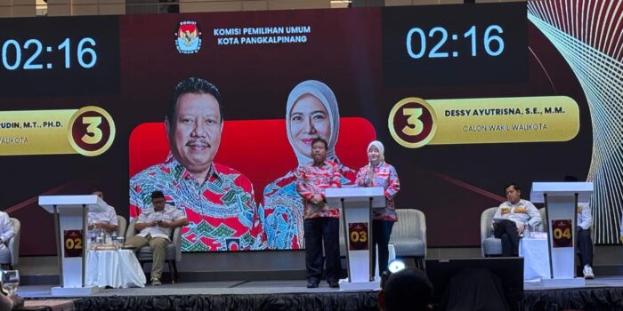 Debat Pilkada Ulang Pangkalpinang 2025: Udin–Dessy Tekankan Visi Emosional dan Komitmen Pelayanan