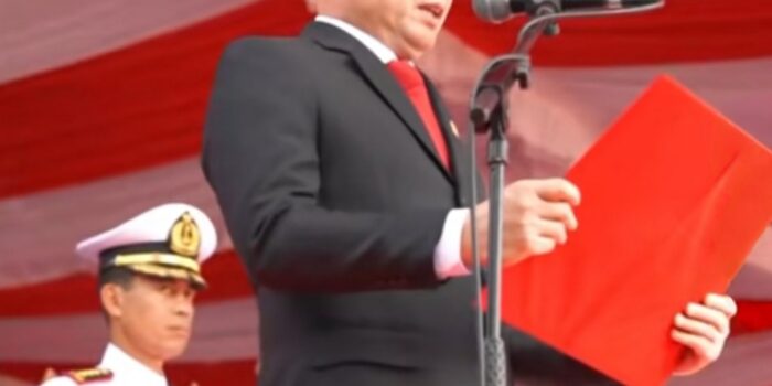 Ketua DPRD Babel Bacakan Teks Proklamasi pada Upacara HUT ke-80 RI