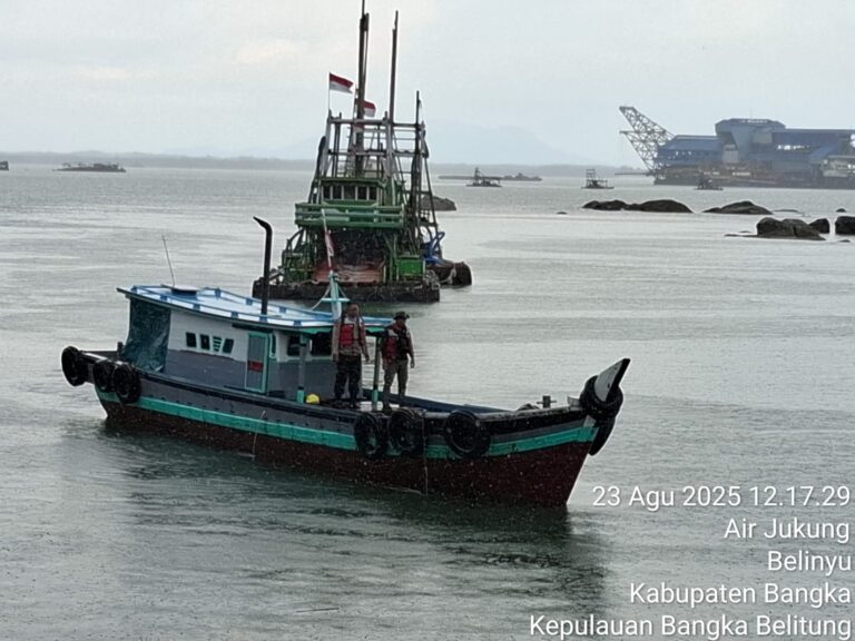PT Timah Tbk dan Polres Bangka Barat Tertibkan Tambang Ilegal di IUP, 8 PIP Tower Diamankan