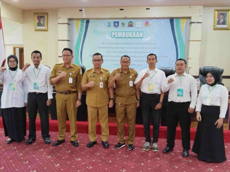Pemkot Pangkalpinang Gelar Pelatihan Berbasis Kompetensi untuk Tingkatkan Kualitas Tenaga Kerja