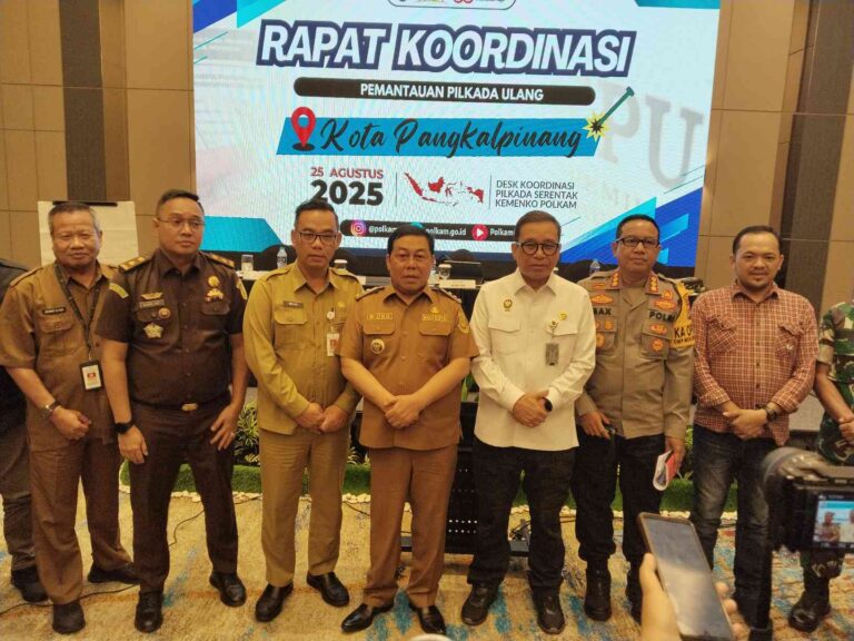 Pj Wali Kota Pangkalpinang Pastikan Pilkada Ulang Aman, Transparan, dan Damai