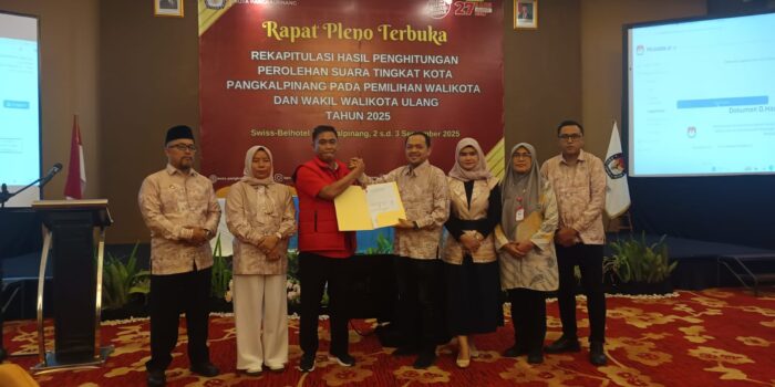 Prof Udin-Cece Dessy Sapu Bersih, Unggul di Tujuh Kecamatan se-Kota Pangkalpinang
