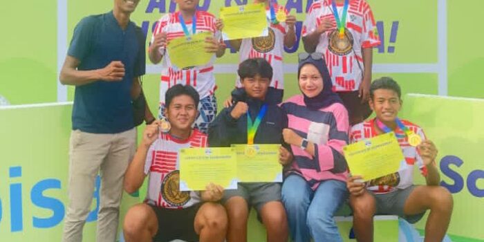 Atlet Muda Bangka, Fatih Jennah, Sabet Medali di Kejuaraan Tenis Palembang