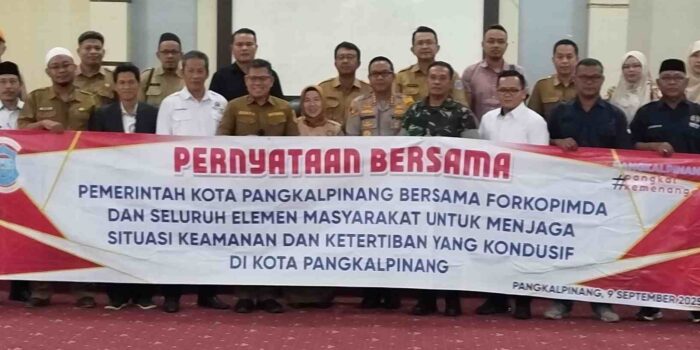 Kapolres Max Mariners  Paparkan Situasi Nasional dan Jaga Bersama Kondusifitas Kota Pangkalpinang