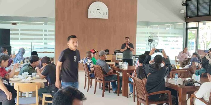 Walikota Terpilih Prof. Udin dan Wakil Walikota Pangkalpinang Cece Dessy Gelar Ramah Tamah Bersama Puluhan Awak Media