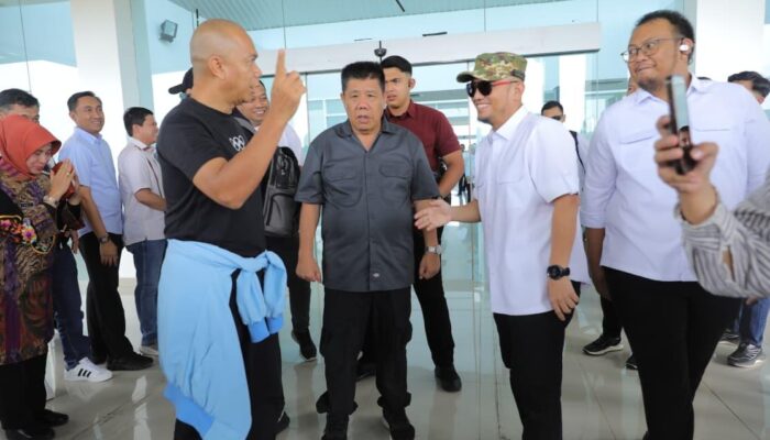 Gubernur Babel Hidayat Arsani Antar Kepulangan Jamintel Kejagung dan Wamenhaj RI ke Jakarta