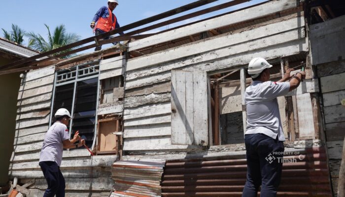 PT Timah Bangun Rumah Layak Huni untuk Warga Kurang Mampu di Bangka Tengah