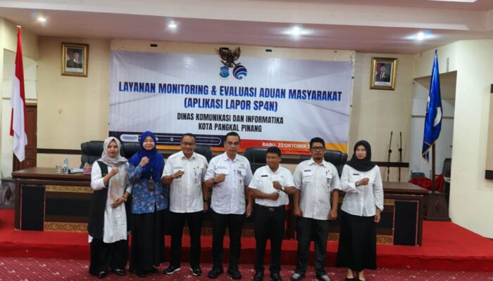 Pemkot Pangkalpinang Perkuat Transparansi Pelayanan Publik Lewat Monev LAPOR SP4N