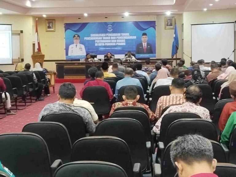 Sosialisasi Pengadaan Tanah di Pangkalpinang, Pj Wali Kota Dorong Sinergi dengan BPN dan Bank Tanah