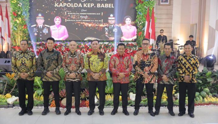 Pj Sekda Fery Afrianto Sampaikan Apresiasi di Pisah Sambut Kapolda Babel, Irjen Viktor Sihombing Resmi Pimpin Polda Babel