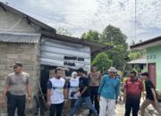 Sambut Musim Hujan, Polsek Gerunggang dan Warga Bukit Sari Gelar Kerja Bakti  dan Cek Kesehatan Gratis