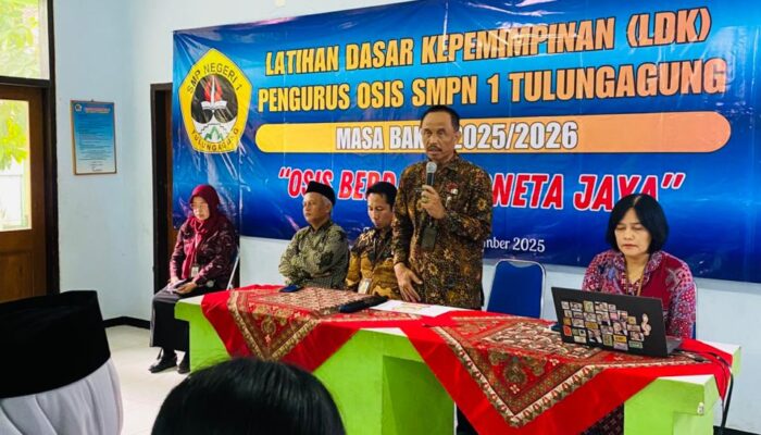 LDK “Soneta Jaya”: OSIS SMPN 1 Tulungagung Cetak Pemimpin Muda Berkarakter