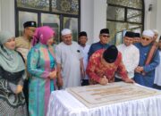 Wali Kota Saparudin Resmikan Masjid Haji Bakrie, Serukan Semangat Gotong-royong