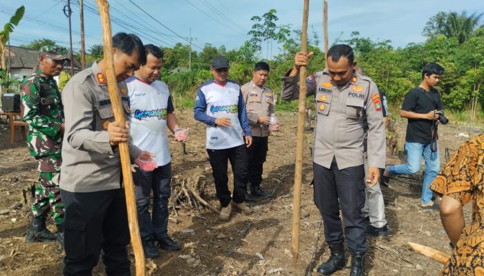 Polsek Gerunggang Gelar Penanaman Jagung Kuartal IV, Dorong Ketahanan Pangan di Tua Tunu