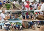 Pemkab Bangka Tengah dan BPJN Bersihkan Drainase di Belilik untuk Atasi Genangan Air