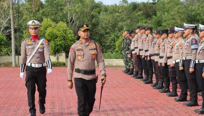 Polres Bangka Barat Gelar Pasukan Operasi Zebra Menumbing 2025 Jelang Nataru