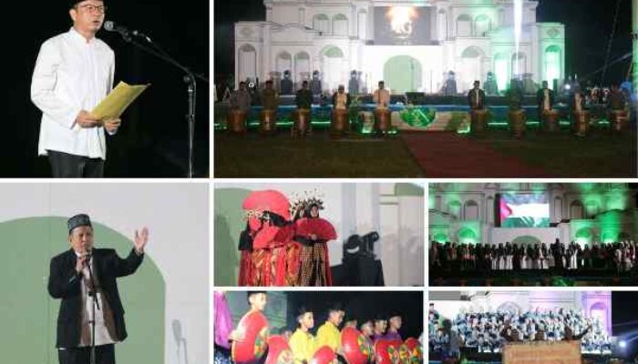 Algafry Rahman Buka Panggung Gembira 525 Ponpes Nurul Falah