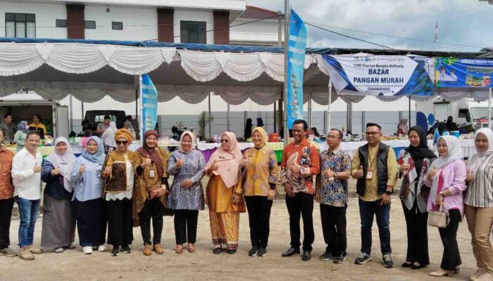 Wawako Dessy Ayutrisna Membuka Secara Resmi Basar Murah TVRI Babel