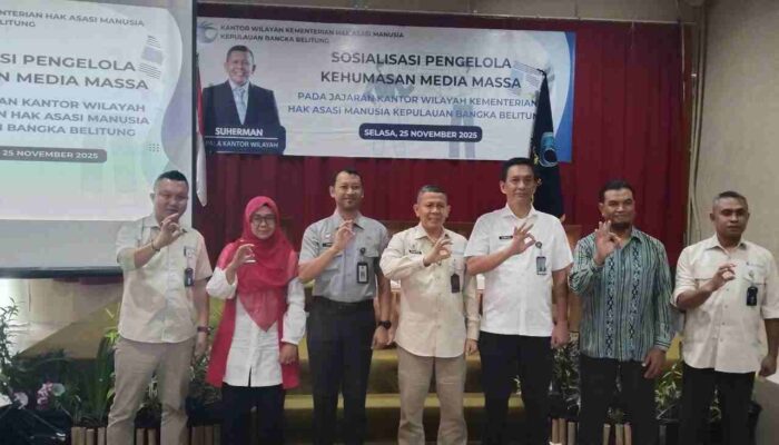 Kanwil HAM Babel Libatkan Media Perkuat Literasi Informasi dan Pengawasan Publik