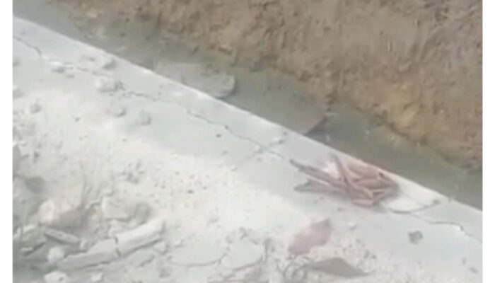 Siring Jalan Rp141 Juta di Menjelang Baru Diduga Gagal Konstruksi, Lima Kali Roboh