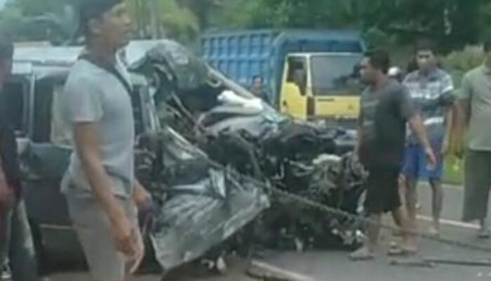 Tabrakan Maut di Terentang Bangka Barat, Satu Orang Tewas di Lokasi