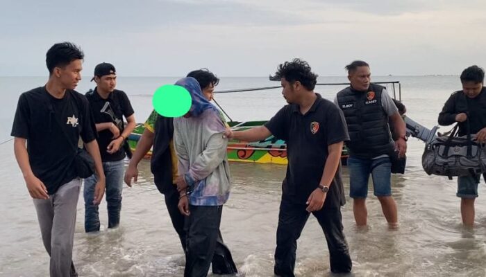 Polres Bangka Barat Bertindak Cepat, Pelaku Penusukan di Laut Tempilang Diamankan