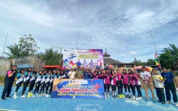 PT Timah Tbk Dukung Turnamen Voli Karang Taruna Rias Cup I di Bangka Selatan