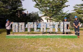 PT TIMAH Tbk Jalankan Program Eco Brick untuk Kurangi Sampah Plastik di Bangka Barat