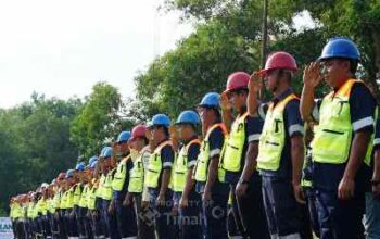 PT Timah Perkuat Budaya K3 Lewat Apel Keselamatan di Awal 2026