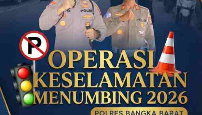Operasi Keselamatan Menumbing 2026 Digelar, Polres Bangka Barat Tekankan Tertib Lalu Lintas