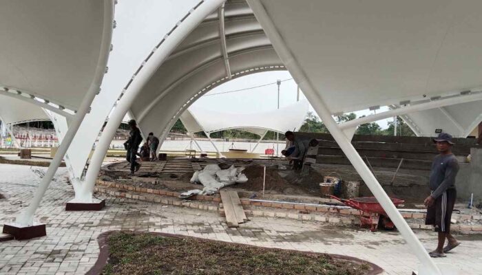 Proyek Revitalisasi Bay Park Polda Babel Disorot, Pengawas Akui Keterlambatan dan Temuan Lapangan