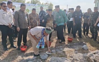 Gubernur Babel Letakkan Batu Pertama Pembangunan Sarana Ibadah MAN 1 Belitung