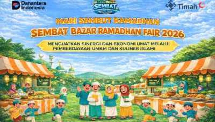 PT Timah Gelar Bazaar Ramadan 2026, Libatkan Puluhan UMKM di Bukit Baru