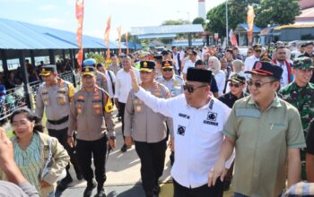 Gubernur Babel dan Kapolda Tinjau Arus Mudik di Pelabuhan Tanjung Kalian