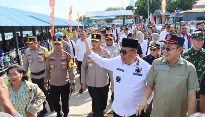 Gubernur Babel dan Kapolda Tinjau Arus Mudik di Pelabuhan Tanjung Kalian