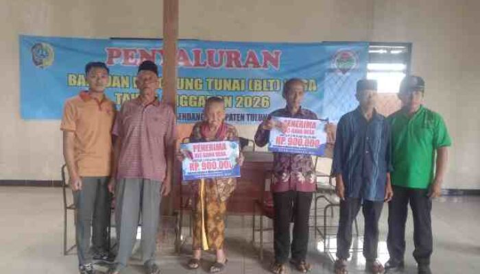 BLT Dana Desa Tahap I 2026 di Desa Geger Disalurkan, 5 KPM Terima Rp900 Ribu