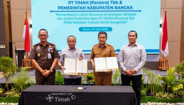 Pemkab Bangka dan PT Timah Perkuat Kerja Sama Pemanfaatan Lahan Jelitik
