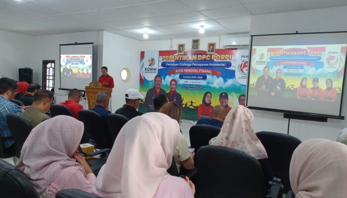 Saparudin Lantik 22 Pengurus PORPI, Fokus Tingkatkan Kesehatan Warga