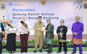 Gubernur Hidayat Arsani Resmikan Gedung Kantor Bahasa Babel, Perkuat Literasi dan Budaya