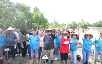 Gubernur Hidayat Arsani Pimpin Baksos dan Penanaman 500 Mangrove di Pantai Ketapang
