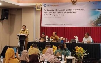 Wali Kota Pangkalpinang Buka Pelatihan Peningkatan Kemahiran Berbahasa Indonesia