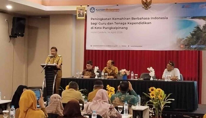 Wali Kota Pangkalpinang Buka Pelatihan Peningkatan Kemahiran Berbahasa Indonesia
