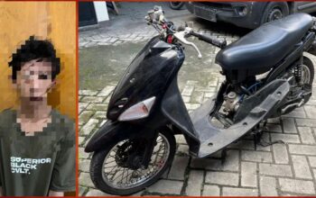 Polsek Tulungagung Kota Ungkap Kasus Pencurian Motor di SMK Taman Siswa